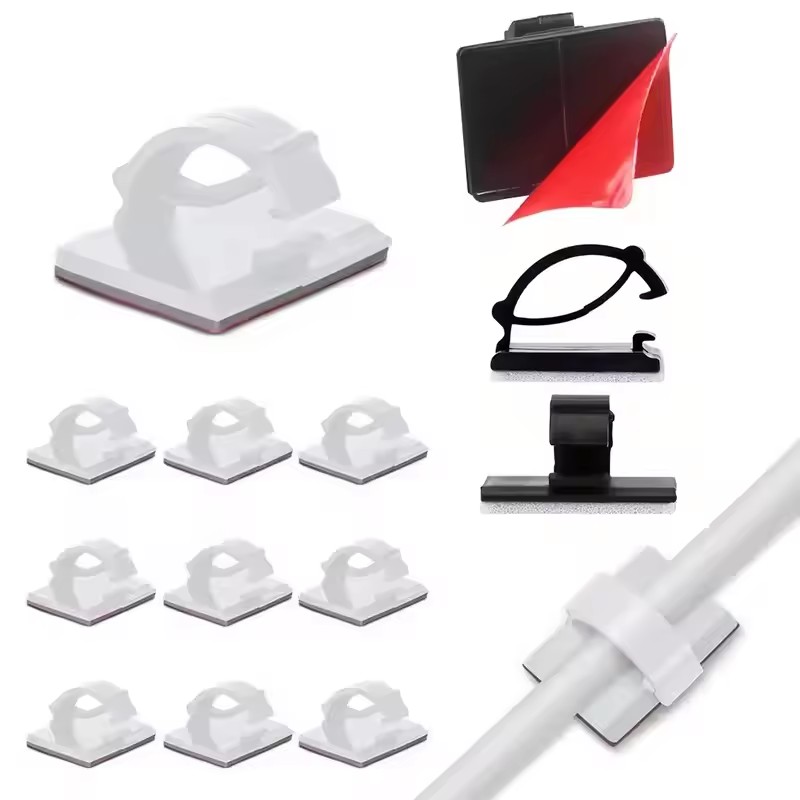 Cable Organizer - Fascetta Adesiva per Cavi Auto, Clip