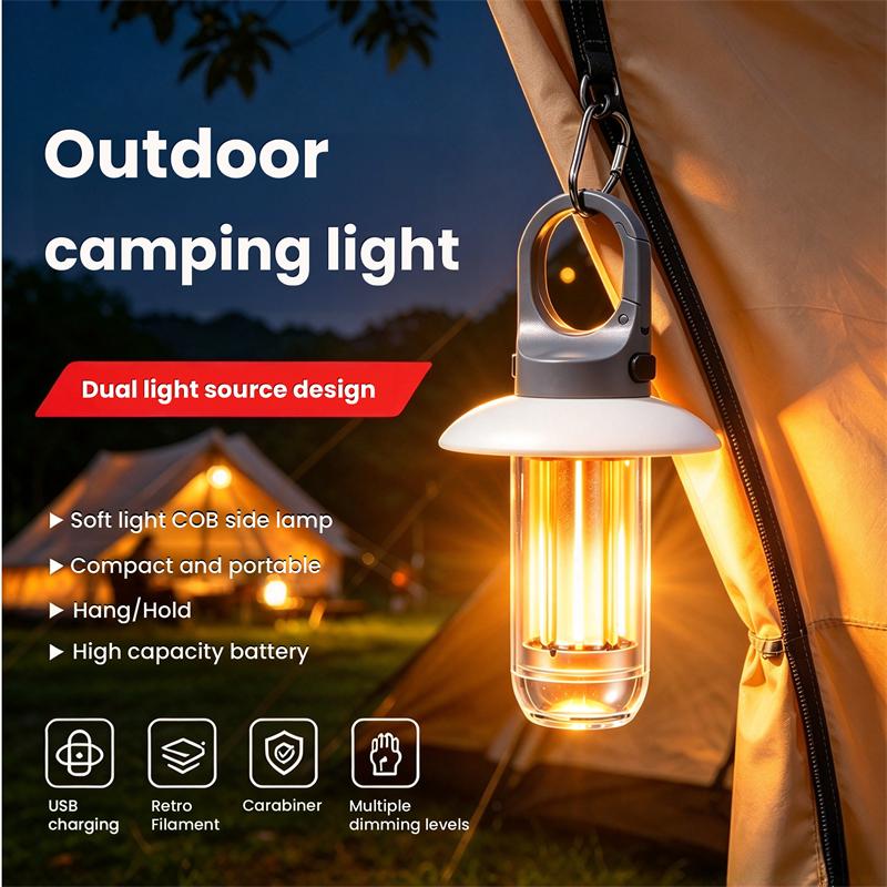 Power Bank - Torcia LED ricaricabile con 5 modalità,