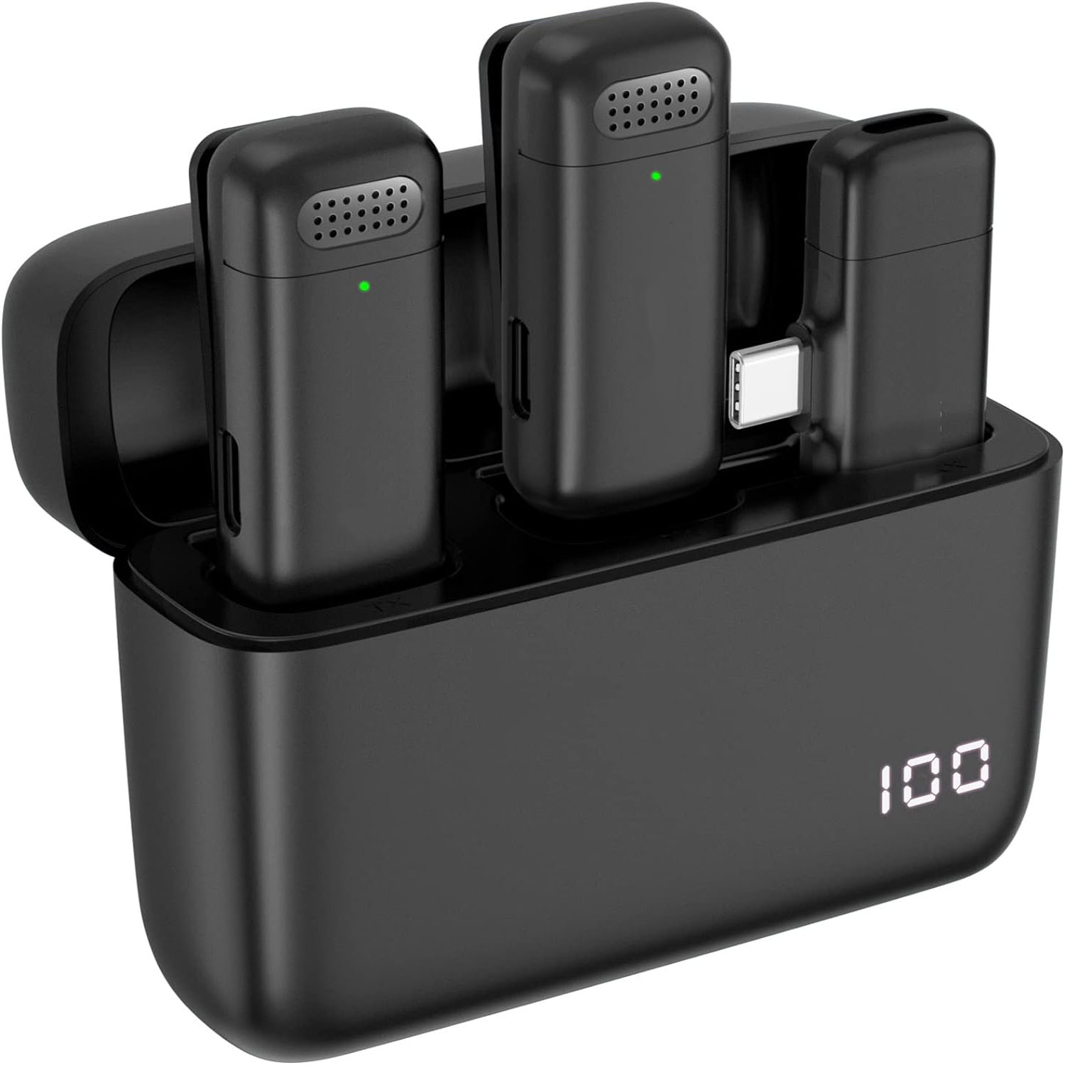 Wireless Charger - Microfono Lavalier Wireless (2 Pezzi) con