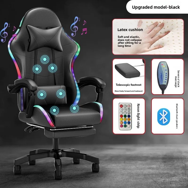 Bluetooth Speaker - Sedia da Gaming con Luci e