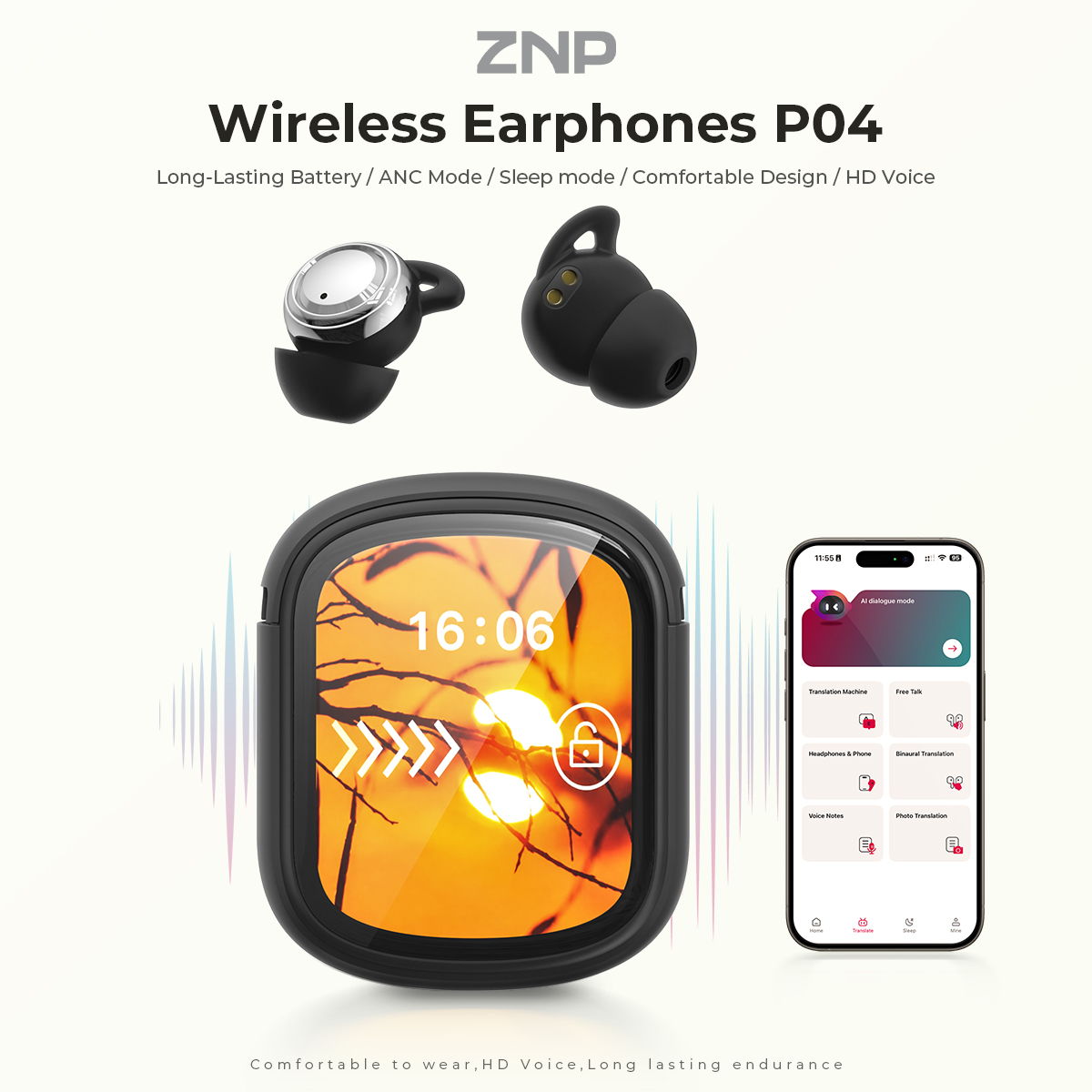 Auricolari ZNP P04 per il Sonn - Headphones Wireless recensione e prezzo