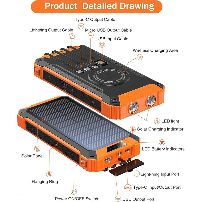Power Bank Solare Portatile 20 - Power Bank recensione e prezzo