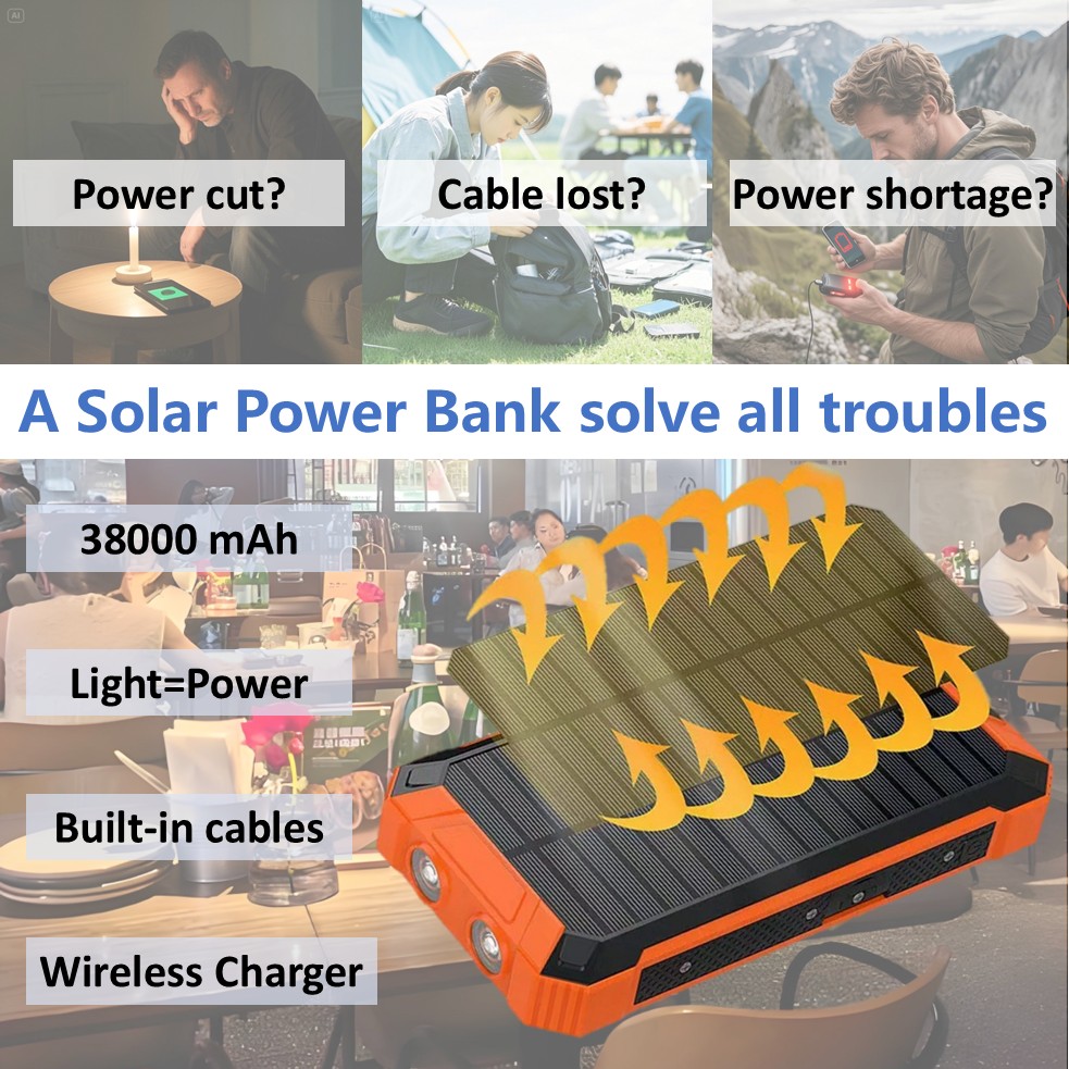 Power Bank Solare Portatile 20 - Power Bank recensione e prezzo